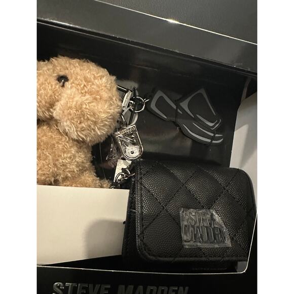 NIB 3pcs Steve Madden Black Wallet Gift Set - Picture 3 of 4